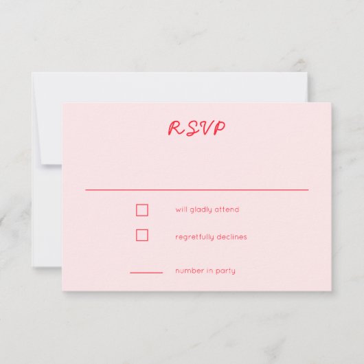 Whimsical Heart Locket Doodle Sketch CUSTOM RSVP Karte (Vorderseite)