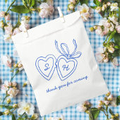 Whimsical Heart Locket Doodle Sketch Modern CUSTOM Geschenktütchen