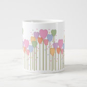 Whimsical Heart Lollipops Jumbo-Tasse (Vorderseite)