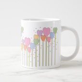 Whimsical Heart Lollipops Jumbo-Tasse (Rechts)