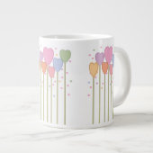 Whimsical Heart Lollipops Jumbo-Tasse (Vorderseite Rechts)