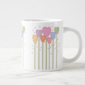 Whimsical Heart Lollipops Jumbo-Tasse (Rechts)