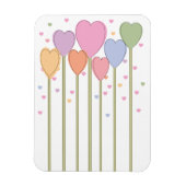 Whimsical Heart Lollipops Magnet (Vertikal)