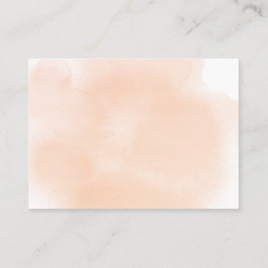 Whimsical Hearts & Stars Baby Registry QR Code Begleitkarte (Rückseite)