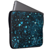 Whimsical Hearts Universe Cosmic Personalisiert Laptopschutzhülle (Vorne Rechts)