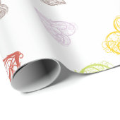 Whimsical Hearts Valentinstag Geschenkpapier (Rolleneckpunkt)