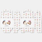 Whimsical Hedgehog Little Chef Baker Baby Shower Geschenkschachtel (Ungeklappt)