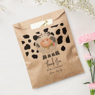 Whimsical Heilige Kuh Geburtstag Danke, dass du ge Geschenktütchen