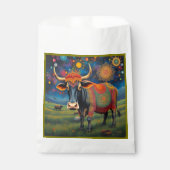 Whimsical Heilige Kühe in Diwali AtReifen Geschenktütchen (Vorderseite)