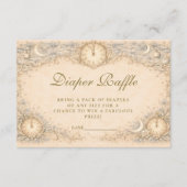 Whimsical Heirloom Baby Shower Diapper Raffle Begleitkarte (Vorderseite)