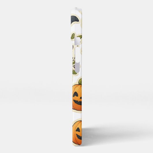 Whimsical Herbst Halloween Cat iPhone Case - Niedl iPhone Hülle (Linke Seite)