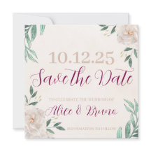 Whimsical Herbst Save the Date Karten