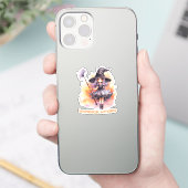 Whimsical Hexen Aufkleber (Telefon)