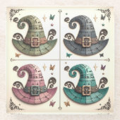 Whimsical Hexen Glasuntersetzer (Vorderseite)