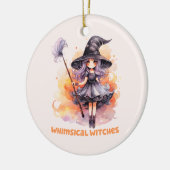 Whimsical Hexen Keramik Ornament (Links)