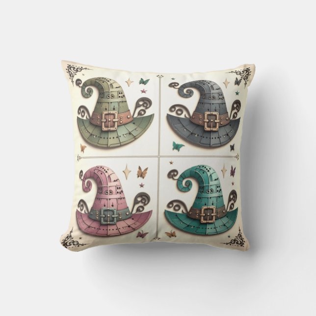 Whimsical Hexen Kissen (Vorderseite)