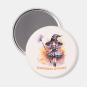 Whimsical Hexen Magnet (Vorderseite/Rückseite)