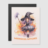 Whimsical Hexen Magnetkarte (Vorne/Hinten)
