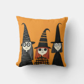 Whimsical Hexen Spooky Niedlich Halloween Kissen (Vorderseite)