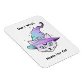 Whimsical Hexenkatze Magnet (Rechte Seite)