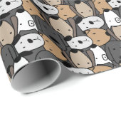 Whimsical Hogs Wonderland Geschenkpapier (Rolleneckpunkt)