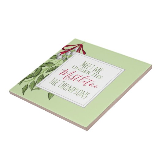 Whimsical Holiday Botanische Weihnachten Fliese (Seite)