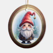 Whimsical Holiday Character Decoration two-sided🎄 Keramik Ornament (Links)