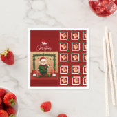 Whimsical Holiday Cheer Napkin Serviette (Beispiel)