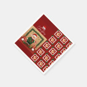 Whimsical Holiday Cheer Napkin Serviette (Ecke)