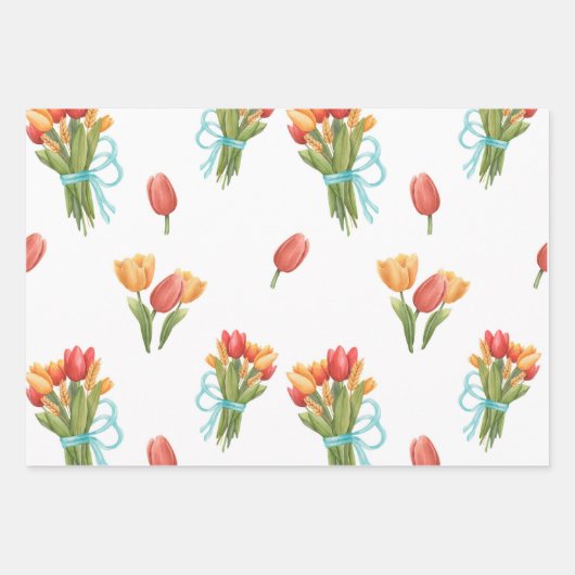 Whimsical Holiday Jolly Weihnachtsgebäck Nomaden Geschenkpapier Set (Vorderseite 2)