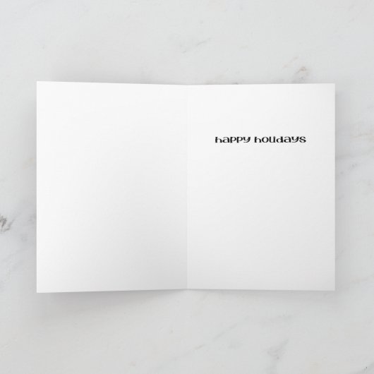 Whimsical Holiday Tree Card Dankeskarte (Innenseite)