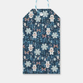 Whimsical Holiday Wrapping Paper Flat Sheet Geschenkanhänger (Rückseite)