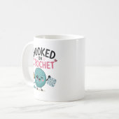Whimsical Hooked on Crochet Kaffeetasse (Vorderseite Links)
