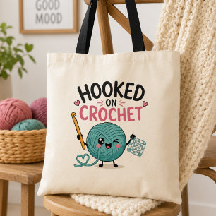 Whimsical Hooked on Crochet Tragetasche