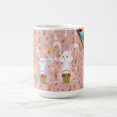 Whimsical Hoppy Ostereier Kaffeetasse (Mittel)