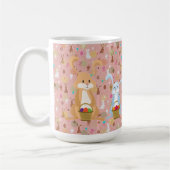 Whimsical Hoppy Ostereier Kaffeetasse (Links)