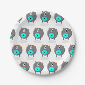 Whimsical Horned Pappteller