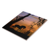 Whimsical Horse Art Tile, Hübscher Südwesten Fliese (Seite)