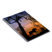 Whimsical Horse Notebook Notizblock (Rechte Seite)