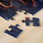 Whimsical Horse Portrait: Ein Kunstpuzzle Puzzle (Seite)