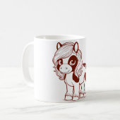 Whimsical Horse Tasse (Vorderseite Links)