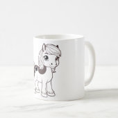 Whimsical Horse Tasse (VorderseiteRechts)