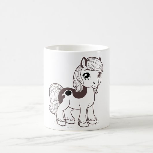 Whimsical Horse Tasse (Mittel)