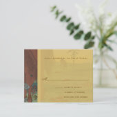 Whimsical Horse Wedding Response Card RSVP Karte (Stehend Vorderseite)