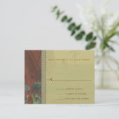 Whimsical Horse Wedding Response Card RSVP Karte (Stehend Vorderseite)