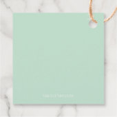 Whimsical Hot Air Ballon mit Bear Baby Dusche Geschenkanhänger (Rückseite)