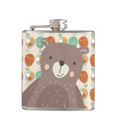 Whimsical Hot Air Ballons Flachmann (Vorderseite)