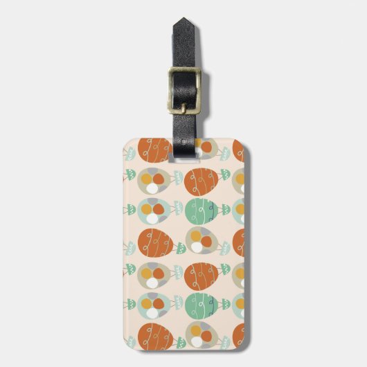 Whimsical Hot Air Ballons Gepäckanhänger (Vorderseite vertikal)