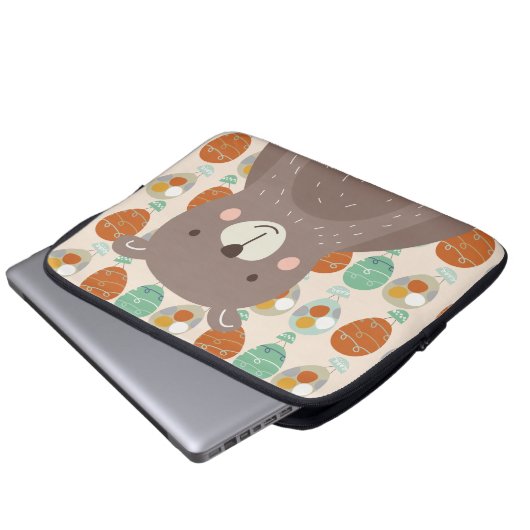 Whimsical Hot Air Ballons Laptopschutzhülle (Vorne Knopf)