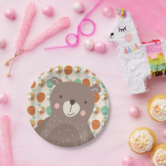 Whimsical Hot Air Ballons Pappteller (Party)